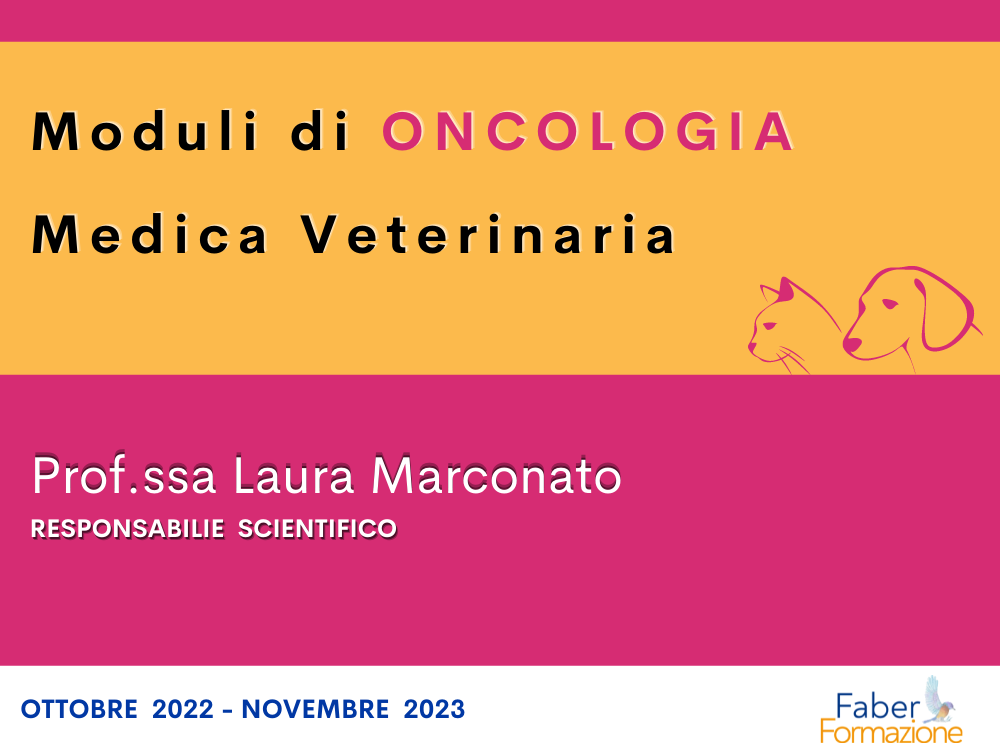 Moduli di oncologia medica veterinaria - Dott.ssa Laura Marconato
